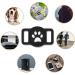 Coholl Protective Cover for Apple Airtag - 3pcs Silicone Shell for GPS Finder Dog Collar & Pet Loop Holder Case - Black White & Brown for Cats Dogs Kids & Seniors - Buy Online on GoSupps.com