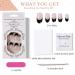 Canvalite Black Almond Press On Nails - 24 Nail Kit | Reusable Fake Nails - Buy Online on GoSupps.com