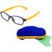 Children's Glasses Frame Without Prescription - Clear Lens for Boys & Girls Ages 5-12 | Dark Blue Glasses Case Included - Buy Online on GoSupps.com