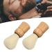 Professional Mini Shaving Brushes for Men - 2 Pack with Wooden Handle | Ideal for Shaving Cream & Hairdressing - Buy Online on GoSupps.com