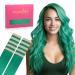 If -salt tape extensions real hair green 10pcs tape in extensions real hair 25g 45cm invisible hair extension real hair invisible smooth real hair extensions tape highlight for girls 45cm 25g 10pcs #green