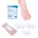 BENNARA Hammer toe straightener. SET A: 1pc Toe Splint and 3 pairs of Gel Toe cap - Provide a relief and cushion from an ingrown toe corns callus blister and hammer toes. Toe wrap. Silicone toe cap