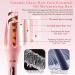 Automatic Hair Curler - Dual Voltage Curling Iron with 4 Temperatures Fast Heating & Auto Shut-Off - Professional Styling in Pink - Buy Online on GoSupps.com