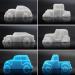 Beasea Car Soap Mold - 2pcs Silicone Baking Mold for Cake, Cupcake, Muffin, Ice Cube, Clay - Car Shape Design for Kids - Buy Online on GoSupps.com