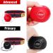 YMX Boxing Reflex Ball - Adjustable Elastic Headband with Soft Foam Balls for Hand-Eye Coordination and Reaction Speed - Cardio Sports Exercise Equipment in Black/Red - Buy Online on GoSupps.com