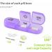 Weekly Pill Organizer 3 Times a Day - Moisture-Proof 7 Day AM PM Pill Boxes | Ideal Medicine & Vitamin Storage - Buy Online on GoSupps.com