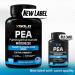Palmitoylethanolamide Pea Supplement 600 mg | Micronized & Highly Purified | 120 Capsules | Made in USA | Optimal Bioavailability for Men & Women - Buy Online on GoSupps.com