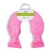 Premium hot water bottle PVC for the neck and shoulder neck heat bottle high -quality softer fleece cover with extra feeding 2 liters Velcro fastener BS1970: 2012 certified - new model (pink)