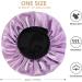 Satin Bonnet Silk Sleep Cap for Women | Adjustable Wide Band | Double Layer | A05-Lilac - Buy Online on GoSupps.com