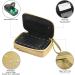 Pill Box 7 Day 2 Times a Day Weekly Organizer with Zipper Bag - BPA Free Travel Dispenser in Gold - Buy Online on GoSupps.com