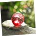 ABOOFAN 4pcs Peach Ornaments Artificial Fruit Peaches Lifelike Peach Figurine Decorative Fruit Prop Room Decor Aesthetic Glass Fruit Figurine Peach Statue Props Crystal Kitchen Cabinet - Buy Online on GoSupps.com