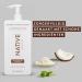 Native Shampoo for women and men without artificial fragrances or mineral oils coconut and vanilla scent moisturizing shampoo gives hair soft healthy shine 3 x 487 ml - Buy Online on GoSupps.com
