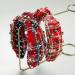 TQUXNGA Knot Christmas Headband Color Matching Pearl Embellished Yoga Sports Christmas Headband for Woman Red and green - Buy Online on GoSupps.com
