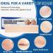 Silicone Scar Sheets for Treatment & Removal - Reusable, Professional Grade - C-Section, Surgery, Acne, Keloid - 1.6x6 (4 Pack) - Buy Online on GoSupps.com