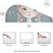 Cute Girl Hair Towel 2 Pack | Super Absorbent Quick Dry Hair Turbans for Women & Girls - Buy Online on GoSupps.com