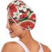 Plumeria Watermelon Hair Towel 2 Pack | Super Absorbent Quick Dry Hair Turbans for Women & Girls - Buy Online on GoSupps.com