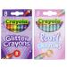 Glitter and Pearl Crayons 8 count each