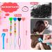 Wavlakth 1680 Pcs Heart & Star Pony Beads Kit for Hair - Acrylic Glitter Beads for Bracelets and Jewelry Making - Buy Online on GoSupps.com