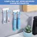 Wayasi Wall-Mounted Electric Toothbrush Holder - No Drilling SUS304 Stainless Steel Storage for Kids & Adults - Buy Online on GoSupps.com