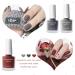 LOKFAR 6 Colors Matte Nail Polish Set - Mist Effect Velvet Gel Kit for Long Lasting Waterproof Nail Art - 8 ml/Bottle - Buy Online on GoSupps.com