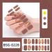QHHVAIT Semi Cured Gel Nail Polish Stickers Fashion Design Classical Strips Waterproof Adhesive Full Wraps Gel Nail Art Stickers Style Bsg070 - Buy Online on GoSupps.com