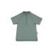 Sterntaler Short -arm swimming shirt - swimming shirt made of swimming material UV Shirt Unisex with UV protection 50+ and zipper - Rashguard baby and children for bathing fun 110 matt green
