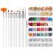 Topyond Complete Nail Art Tool Set with Double Head Rhinestone Drill Pen Nail Brushes and DIY Manicure Painting Accessories - Buy Online on GoSupps.com