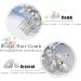 JYTDBCS Crystal Bride Wedding Hair Comb Hair Accessories with Bridal Rhinestone Side Combs for Women and Girls - Buy Online on GoSupps.com