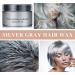 Silver Gray Hair Wax - Temporary Natural Mud Grey Hair Dye for Cosplay Parties & Daily Use | Long Lasting & Washable Matte Finish - Buy Online on GoSupps.com