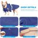 Buy Petcute Dog Rain Coat - Waterproof Windproof Rain Jacket with Reflective Stripes for Small Medium & Large Dogs in Dark Blue - Buy Online on GoSupps.com