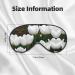 White Tulips Flower Eye Mask for Deep Sleep | Comfortable Soft Sleep Aid for Yoga Travel & Meditation - 1 Count - Buy Online on GoSupps.com