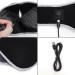USB Heated Ankle Brace - Adjustable Hot Therapy Foot Wrap for Pain Relief | Ideal for Athletes & Dancers | Recovery Support for Sprains Arthritis & Torn Tendons - Black - Buy Online on GoSupps.com