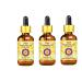 Deve Herbes Pure Pistachio Oil (Pistacia Vera) with Glass Dropper Cold Pressed (Pack of three) 100ml X 3 (10 oz)