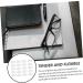 Doitool 120 Pcs Anti-Slip Silicone Covers for Glasses - Slipproof Handle Mats & Bone Tools - White 1.4x0.6x0.3cm - Buy Online on GoSupps.com