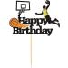 Basketball Cake Attachment - Happy Birthday Shield & Player Decorations for Sports-Themed Parties - Buy Online on GoSupps.com