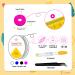 Clay Beads Bracelet Making Kit - 24 Colors, 6000 Flat Heishi Beads, 1200 Jewelry Accessories, 14 A-Z Smiley Face Bead Strings | Jewelry Making Kit for Preppy Girls 6-12 - Buy Online on GoSupps.com