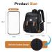 Tonyee Baby Diaper Backpack - Large Multifunctional Diaper Bag with Portable Changing Pad & Pacifier Holder for Moms & Dads - Stylish Black - Buy Online on GoSupps.com
