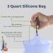TopQuaFocus 4 Quart Large Enema Bag - Non-Toxic Silicone for Safe Coffee & Water Colon Cleanse | BPA & Phthalates Free (4 Liter - Buy Online on GoSupps.com