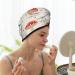 Flat Mushrooms Microfiber Hair Towel | Soft Super Absorbent Coral Velvet Wrap for Women | Quick Dry for Long Curly & Thick Hair - Buy Online on GoSupps.com