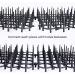 1Pc Cat Scat Mat Stop Cats from Digging with Anti Cats Net Prickle Strip for Home Repellent 13x49CM (Black) - Buy Online on GoSupps.com