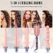 Brightup 3 Barrel Curling Iron - Multi-Function Beach Waver with Interchangeable Ceramic Barrels Heat Protective Glove & LCD Display - Buy Online on GoSupps.com