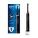 Oral-B Pro 3 Electric Toothbrushes For Adults Christmas Gifts For Women / Him 1 Cross Action Toothbrush Head 3 Modes with Teeth Whitening 2 Pin UK Plug 3000 Black Black Cross Action