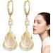 Lymphatic Earrings for Women | Magnetic Drop Shape Earrings | Enhance Lymph Flow & Wellness - Buy Online on GoSupps.com