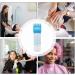Gomice Scalp Oil Applicator Bottle Applicator Brush with Graduated Scale Hair Oiling Applicator Bottle for Hair Dye Oil Comb Precise for Scalp and Hair Care Blue - Buy Online on GoSupps.com