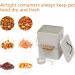 Geyecete Cat Treats & Food Storage Tin with Lid and Spoon - White - Buy Online on GoSupps.com