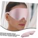 FRCOLOR 1pc Plush Blackout Sleep Eye Shade for Adults - 3D Eye Cover Patches for Naps & Sleeping - Soft Pink Eye Mask - Buy Online on GoSupps.com
