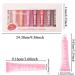 Clear Lip Gloss for Women Fruity Flavor Lip Gloss Set 8X Fruit Flavor Jelly Tinted Lip Butter Oil Lip gloss in various fruity flavors clear glossy lip care gloss lip gloss collection - Buy Online on GoSupps.com