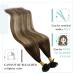 Youngsee 55cm Real Hair Balayage Extensions | Keratin U Tip Bonding | Premium Brown & Blond Hair | 50g #4/6/25 - Buy Online on GoSupps.com