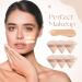 6-Piece Pure Cotton Powder Puff Set for Contouring - Triangle Wedge Shape, 2.76 inch with Strap - Beige - Buy Online on GoSupps.com