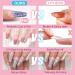 8 Colors Poly Nails Extension Gel | Clear White Pink Poly Nail Gel | Poly Nail Gel Kit Builder | Nail Extension Gel Kit | Multi-Color Set | French Manicure Set - Buy Online on GoSupps.com